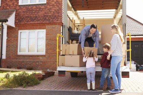 Removal team helping with a residential move in Waterloo
