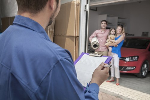Moving team handling belongings safely during a Waterloo relocation