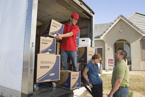 Furniture being carefully loaded for a Waterloo home relocation