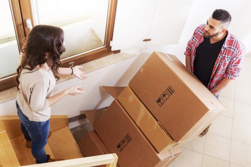 Small moving van used for apartment relocation in Waterloo
