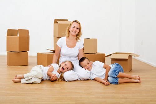 Local movers loading furniture safely for a Waterloo move