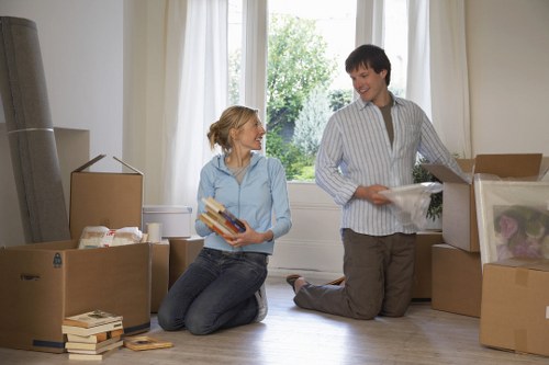 Carefully packed household items ready for home moves in Waterloo