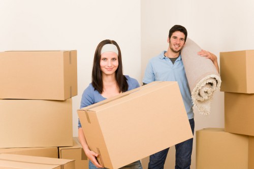 Packed moving truck in Waterloo ready for transport