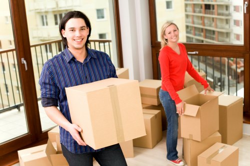 Waterloo moving van transporting furniture for a local customer